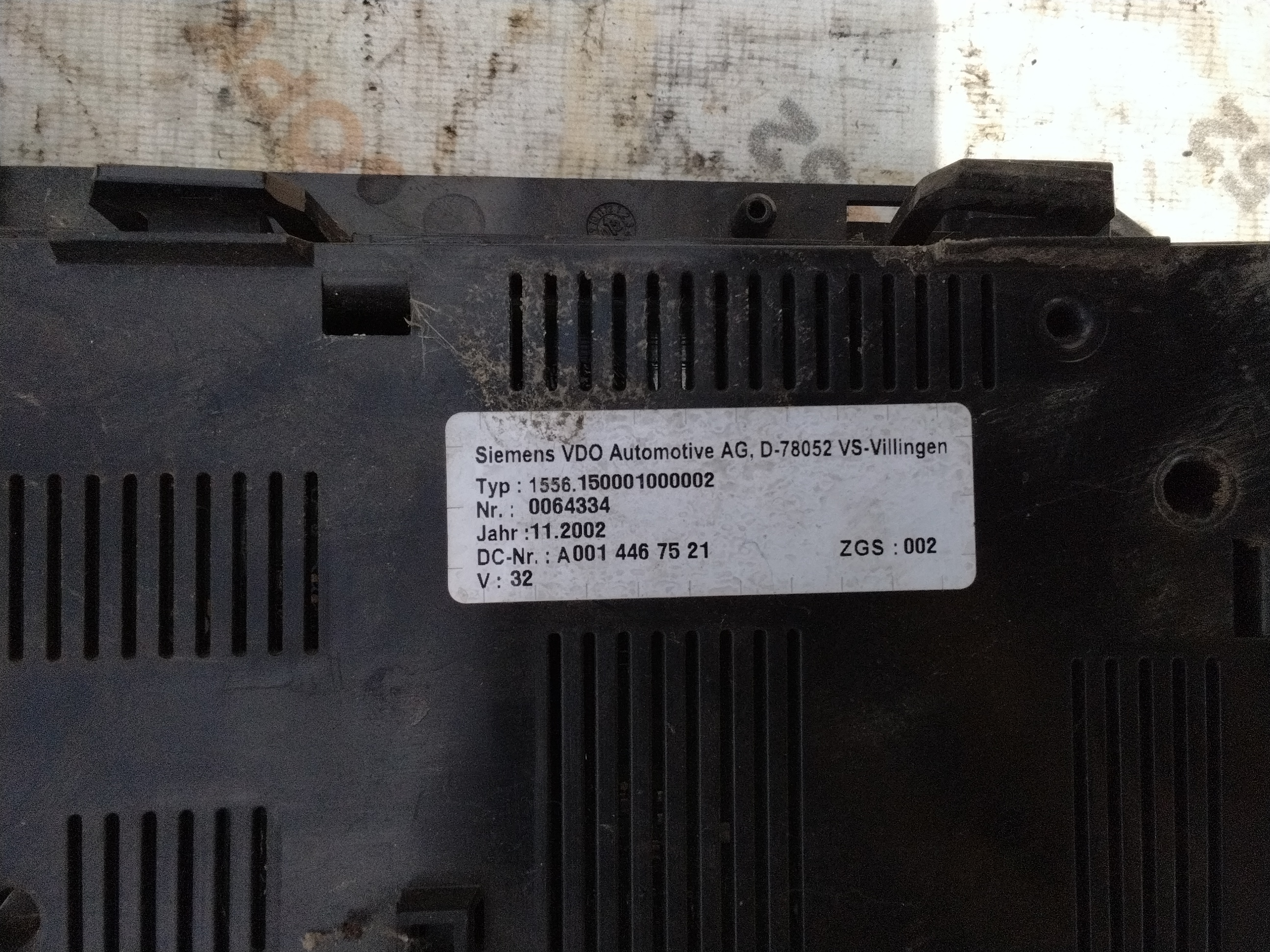 Панель приборов Мерседес Бенз MERCEDES-BENZ ATEGO 1004467521 15568400003 0064334 105010