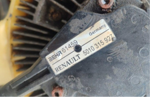 Вискомуфта электрическая привода вентилятора 5010315928 5010315927 5010315925 рено Магнум Renault Magnum MACK 440 400 480