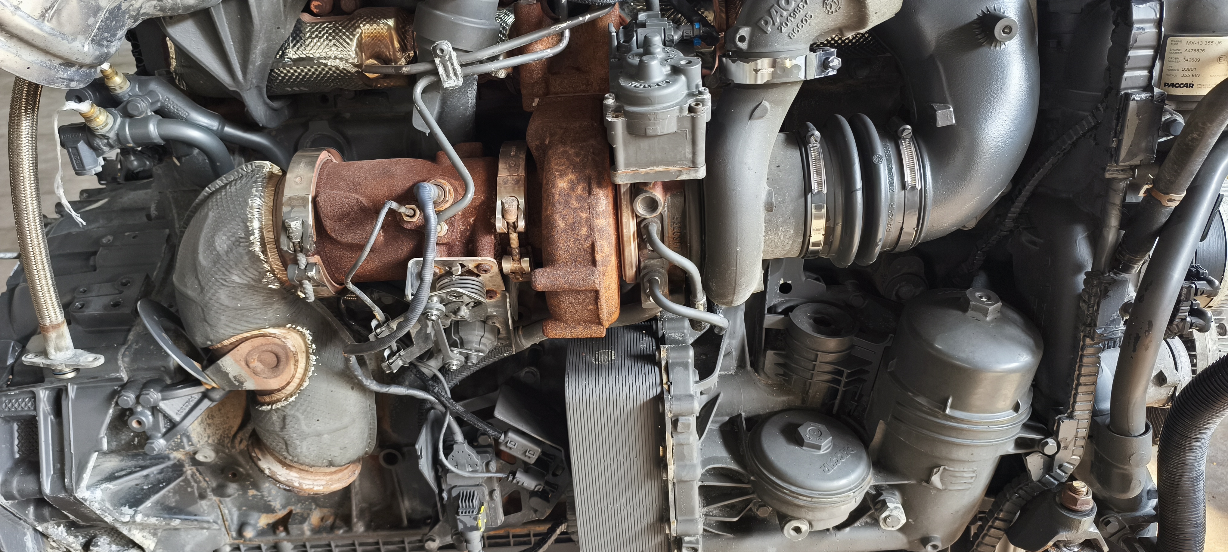 Двигатель MX-13 355 U6 2021г. DAF 106