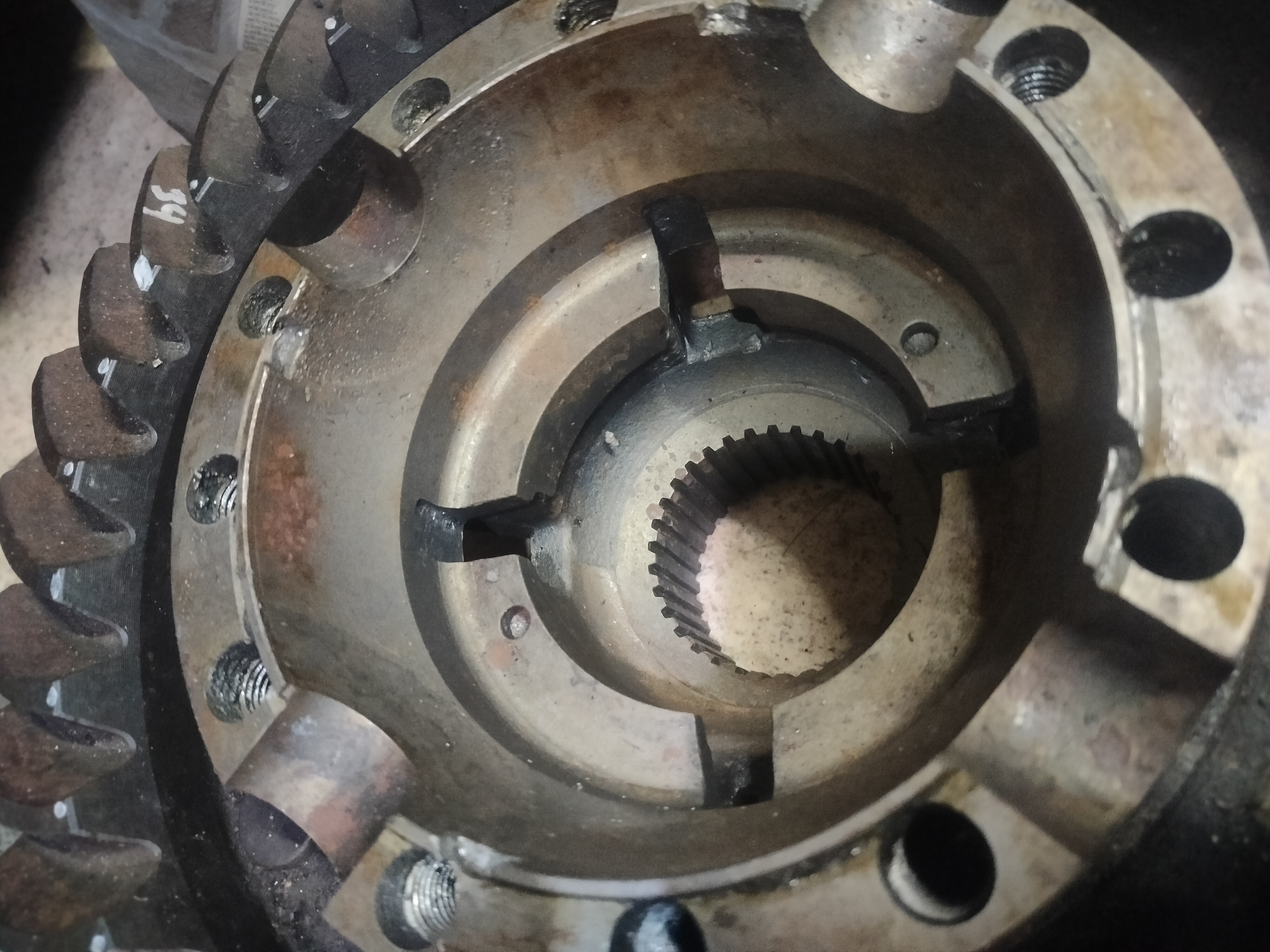 Главная пара редуктора R642 Scania R641 34/9 3.78 374828 74170295