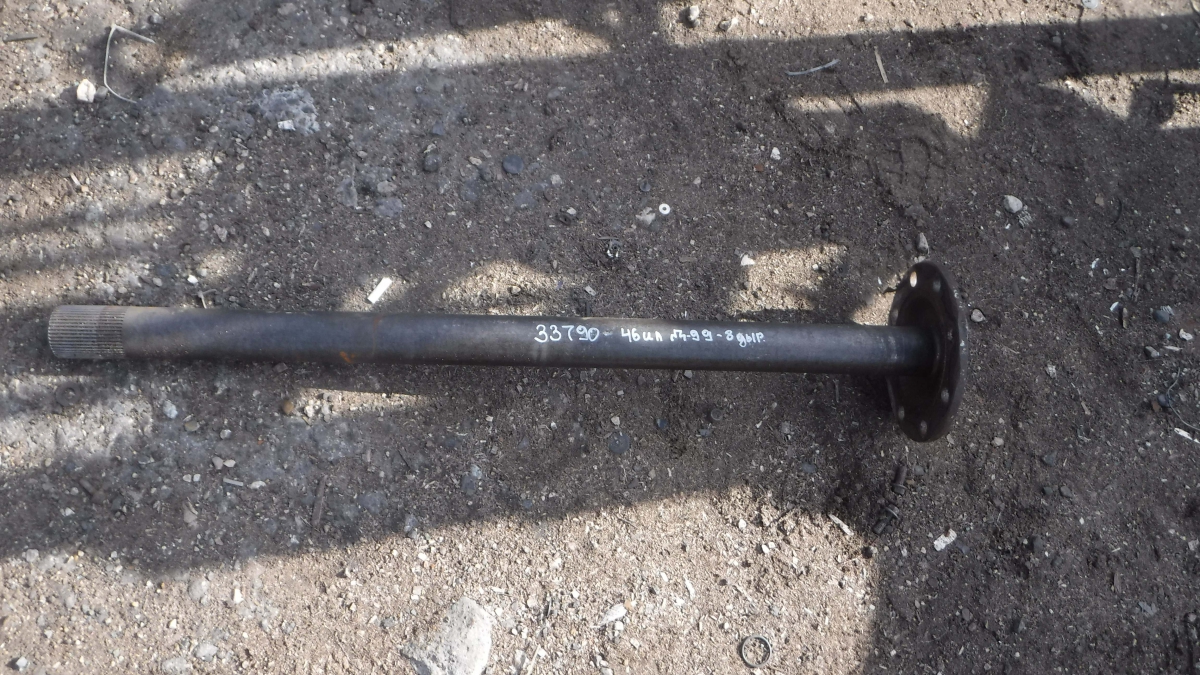 33790 полуось левая VOLVO VNM 46 шлицов 8 отверстий 99 длина диаметр 59-60