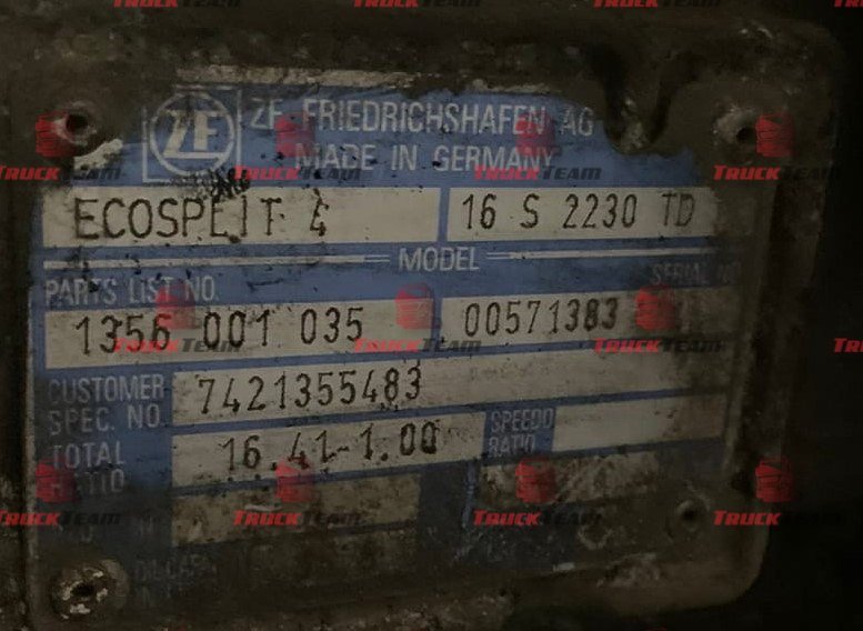 КПП ZF 16S2230TD Renault Premium Kerax Lander (б/у)