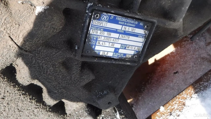 КПП ZF 16S181 МАН ТГА MAN TGA (б/у)