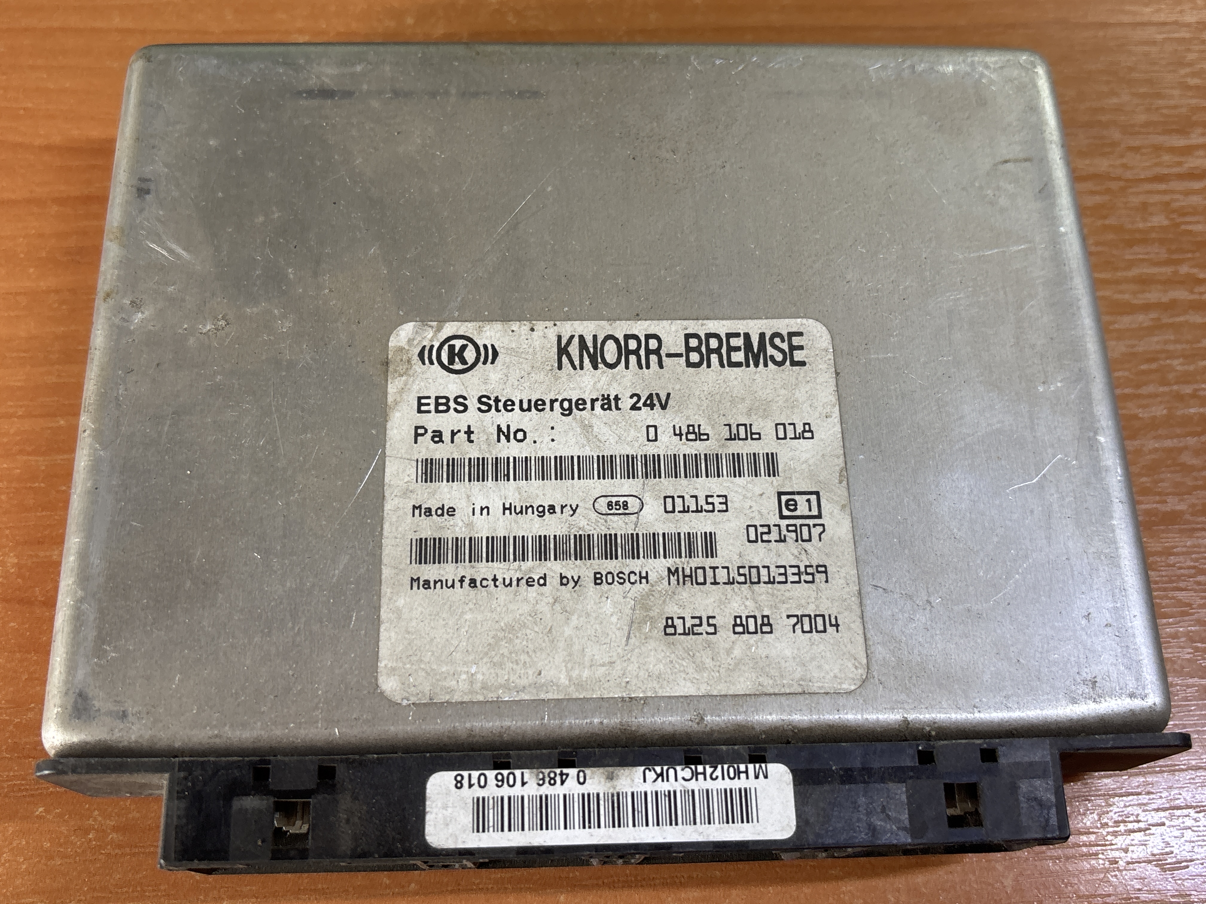Блок управления EBS MAN F2000 TGM 2006 Ман 0486106018 81258087004 Knorr-Bremse