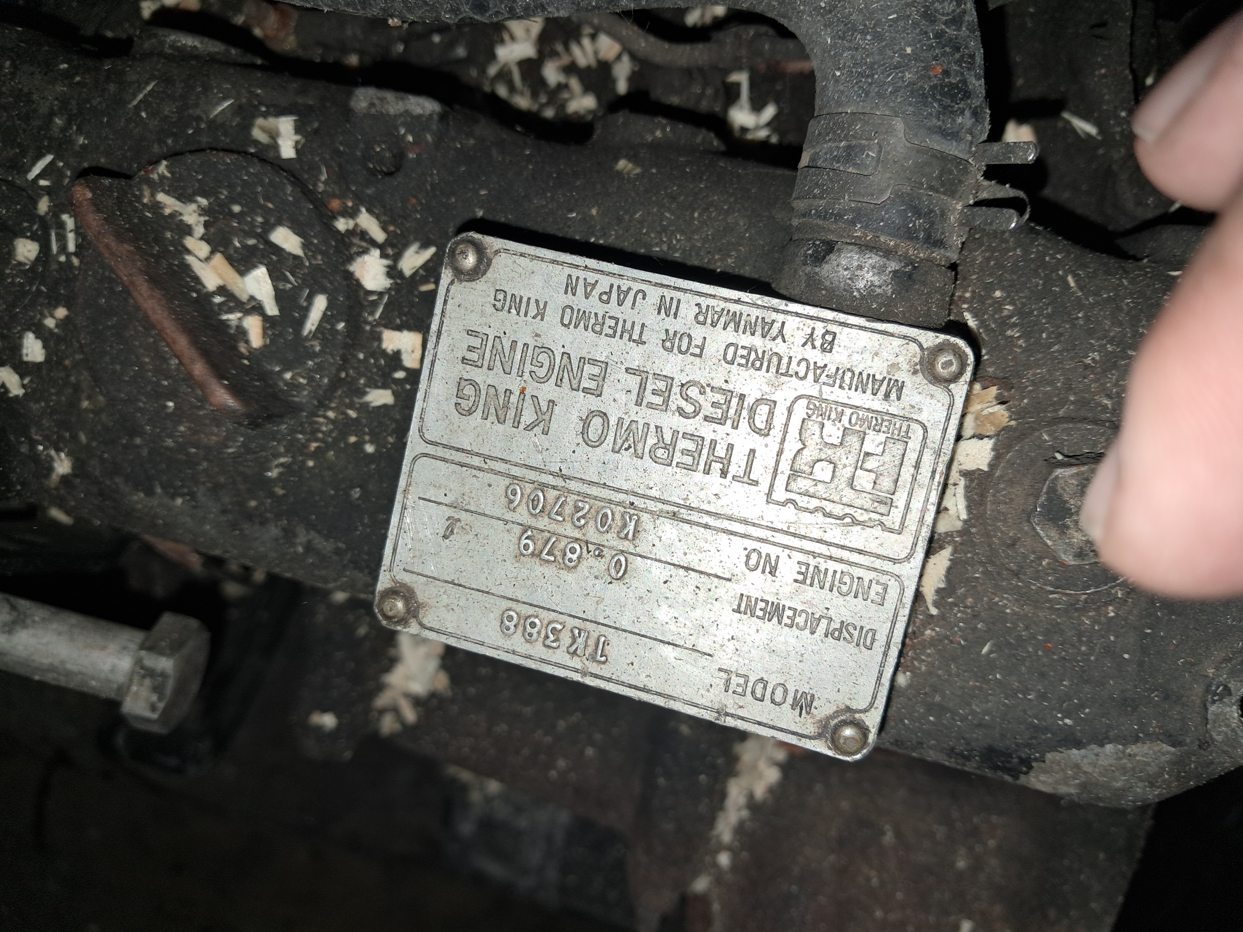 Разборка Thermo King: двигатель Yanmar 388 TK3.88 б/у в сборе